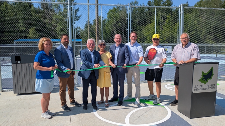 Inauguration de nos nouveaux terrains de pickleball et de tennis