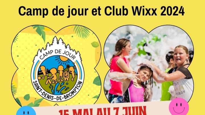 Places supplémentaires au camp de jour