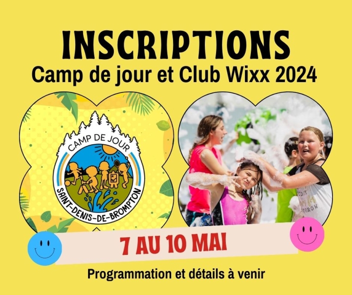 Camp de jour : Inscriptions dès le 7 mai