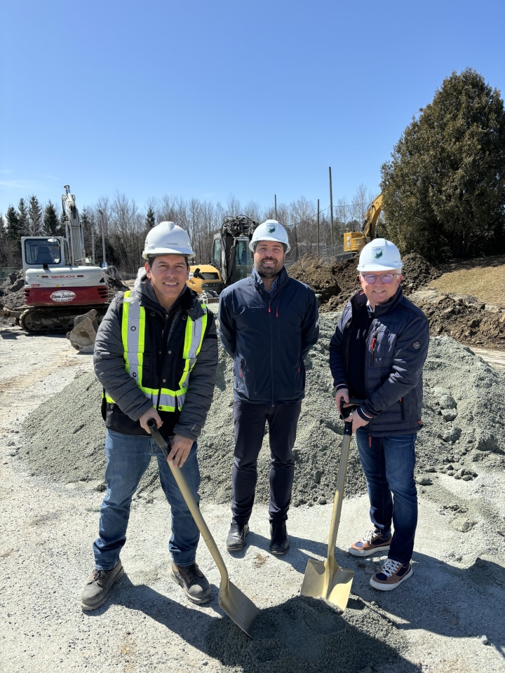 Début des travaux de la nouvelle piste à rouleaux et du nouveau terrain de basketball