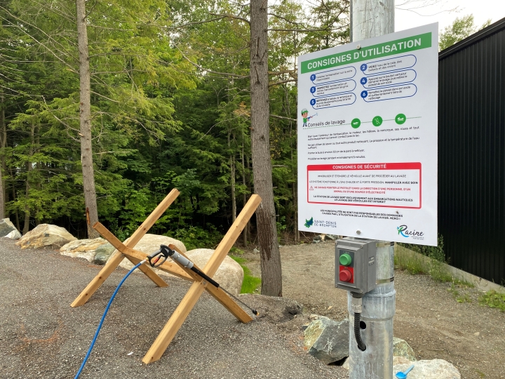 Ouverture de la station de lavage pour embarcations nautiques