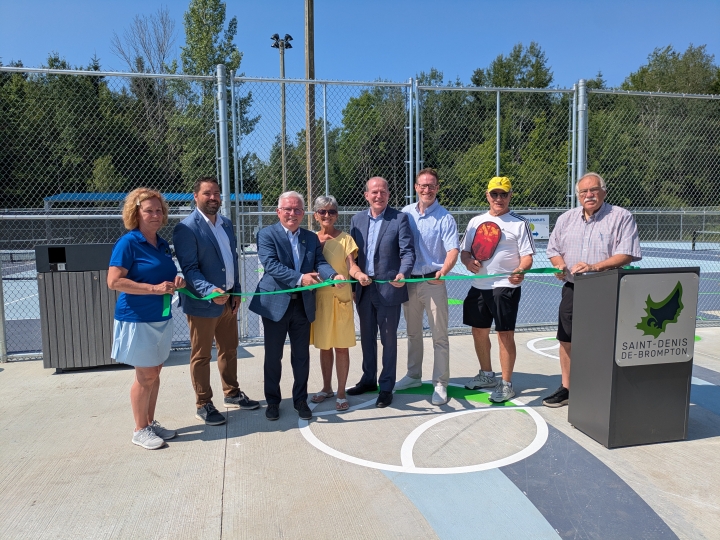 Inauguration de nos nouveaux terrains de pickleball et de tennis