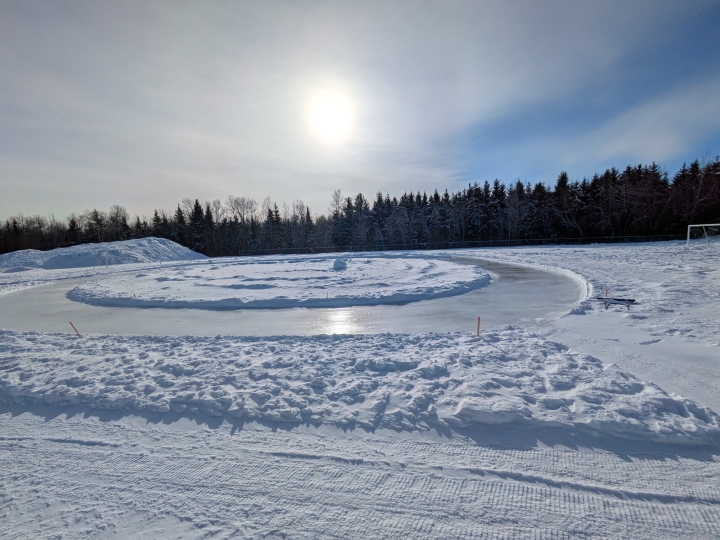 Ouverture de l'anneau de glace