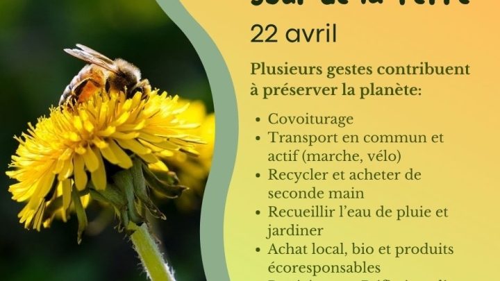 Jour de la Terre : 22 avril