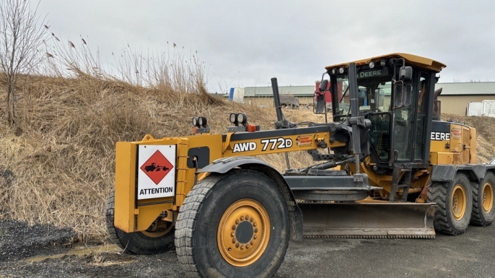 Nivelage et marquage de rues