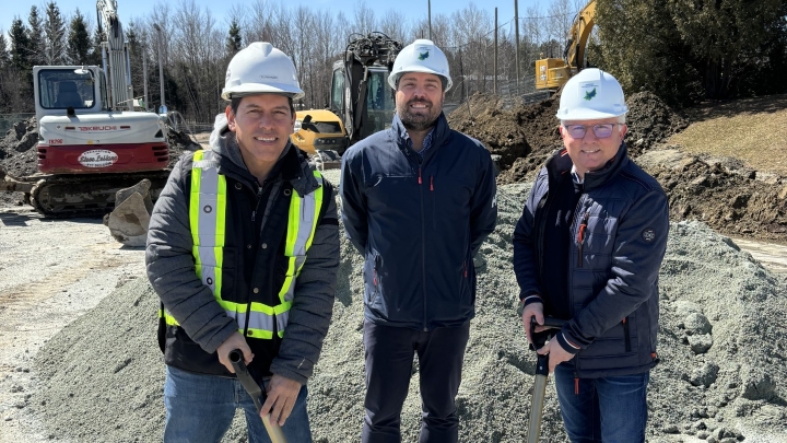 Début des travaux de la nouvelle piste à rouleaux et du nouveau terrain de basketball