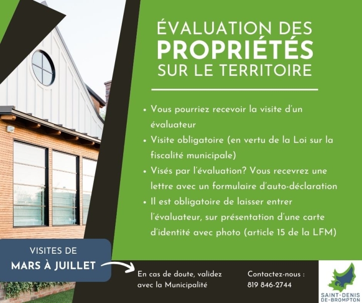 Période d'évaluation des propriétés